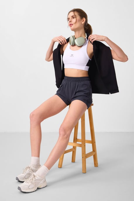 High-Waist Knit Shorts - Image 2