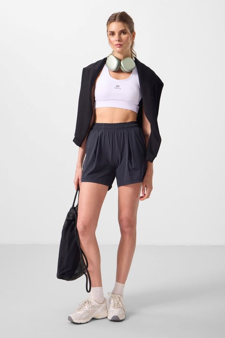 High-Waist Knit Shorts - Image 4
