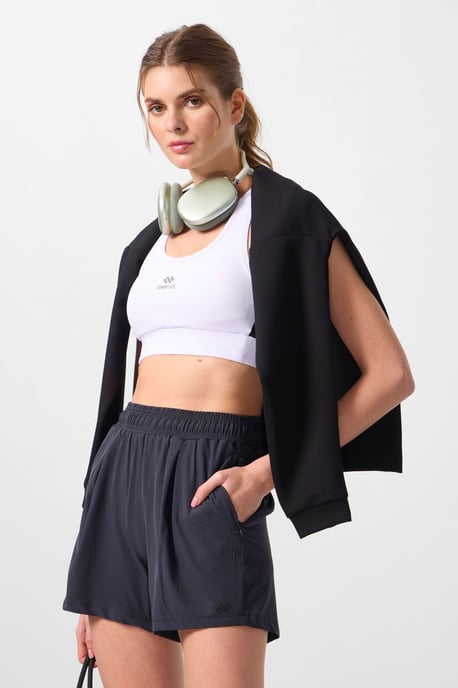 High-Waist Knit Shorts - Image 5