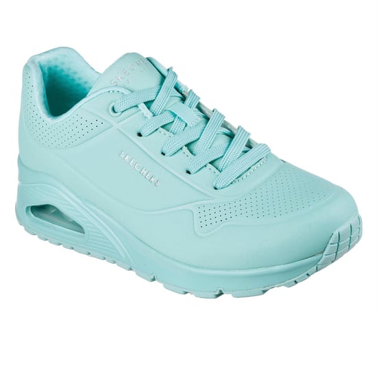 Skechers Uno Stand On Air Pastellfärgade sneakers för damer (Mynta) - Image 4