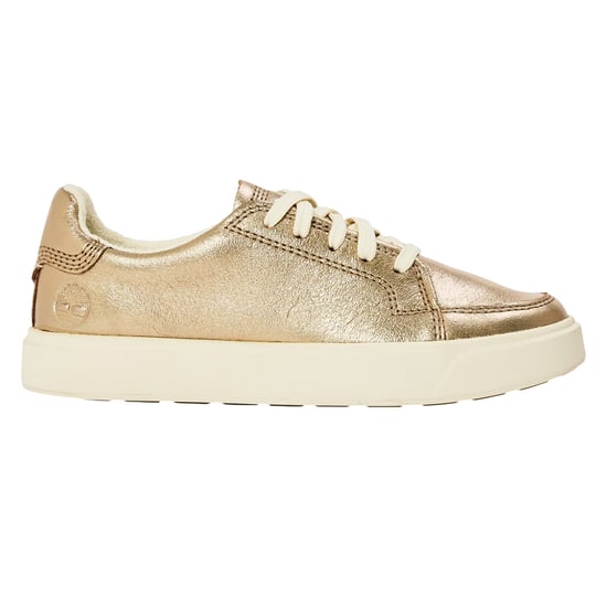 Timberland Dames/Dames Leren Trainers (Metaalgoud) - Image 1