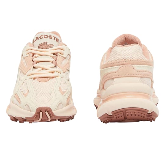 Lacoste Dames/Dames L003 2K24 Suède Hoge Zool Trainers (Roze) - Image 4