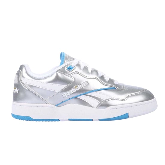 Reebok Dames/Dames BB 4000 II Metallic Leren Trainers (Zilver) - Image 1