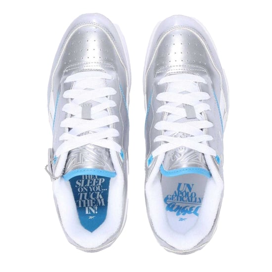 Reebok Dames/Dames BB 4000 II Metallic Leren Trainers (Zilver) - Image 4