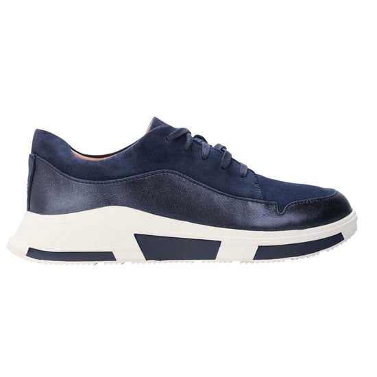 Fit Flop Dames/Dames Freya Suède Trainers (Marine) - Image 1