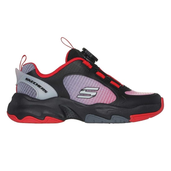 Skechers Childrens/Kids Retrotech Casual Trainers (Black/Red) - Image 2