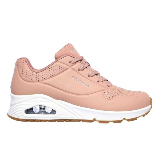 Skechers Womens/Ladies Uno Stand On Air Wedge Trainers (Rose) - Image 1