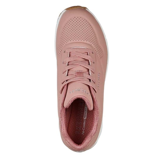 Skechers Womens/Ladies Uno Stand On Air Wedge Trainers (Rose) - Image 3