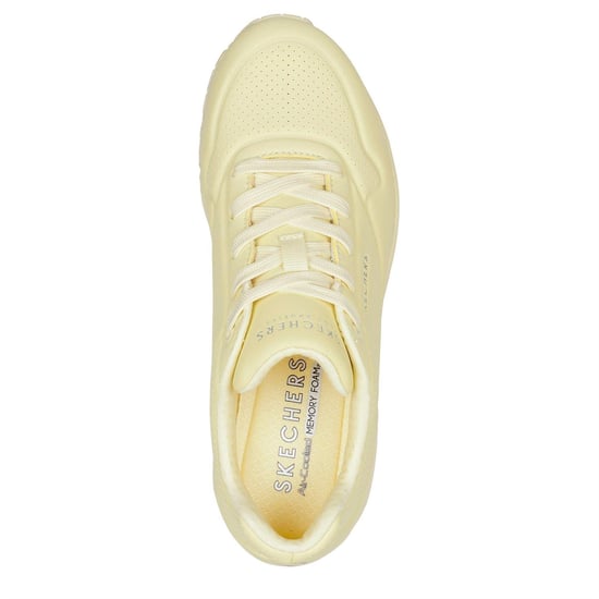Skechers Uno Stand On Air Pastellfärgade sneakers för damer (Gul) - Image 3