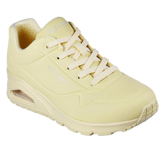 Skechers Uno Stand On Air Pastellfärgade sneakers för damer (Gul) - Image 4