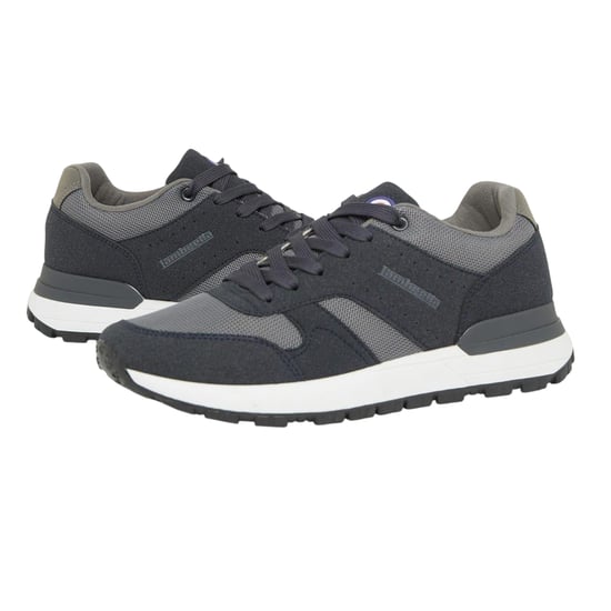 Lambretta Mens Echo 2 Sailor Mesh Low Cut Flat Trainers (Navy/Grey) - Image 5