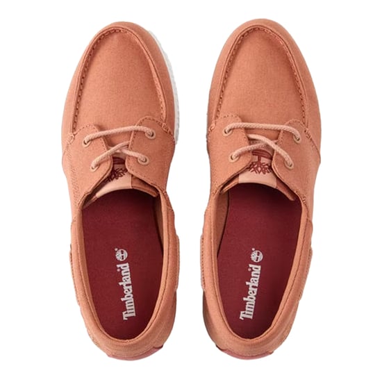 Timberland Heren Canvas Platte Boot Schoenen (Roest) - Image 3