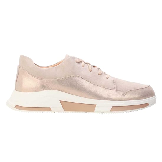 Fit Flop Dames/Dames Freya Suède Trainers (Beige) - Image 1