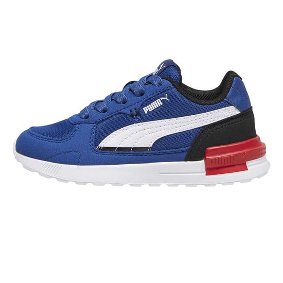 Puma Graviton Mesh Trainers voor kinderen/Kinderen (Blauw/Zwart/Wit) - Image 2