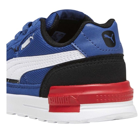 Puma Graviton Mesh Trainers voor kinderen/Kinderen (Blauw/Zwart/Wit) - Image 4
