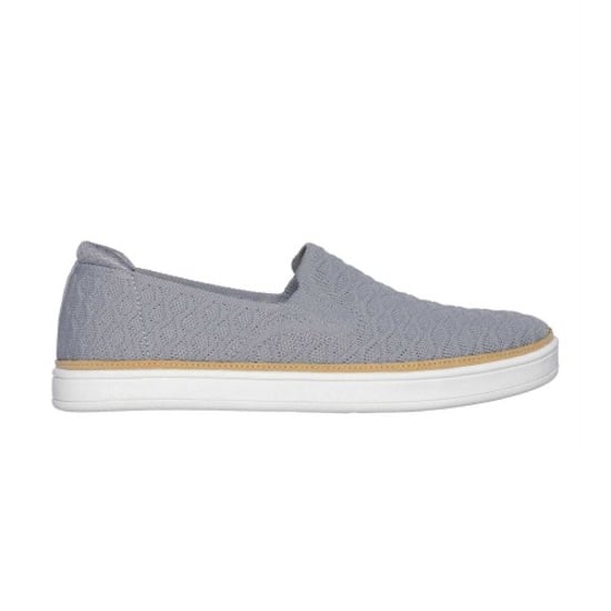 Skechers Coast Drive-loafers met structuur voor dames (Grijs) - Image 1