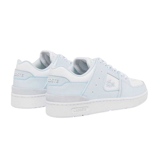 Lacoste Dames/Dames Court Cage Leren Trainers (Blauw/Wit) - Image 2