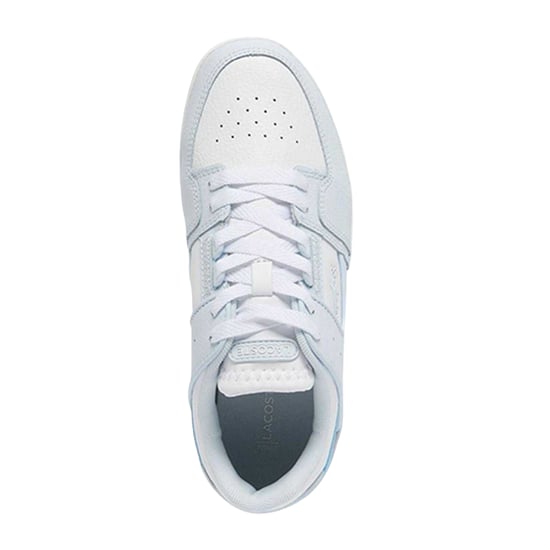 Lacoste Dames/Dames Court Cage Leren Trainers (Blauw/Wit) - Image 3