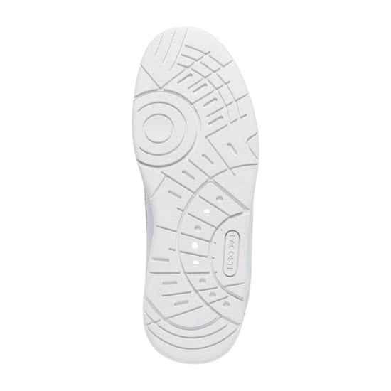 Lacoste Dames/Dames Court Cage Leren Trainers (Blauw/Wit) - Image 4