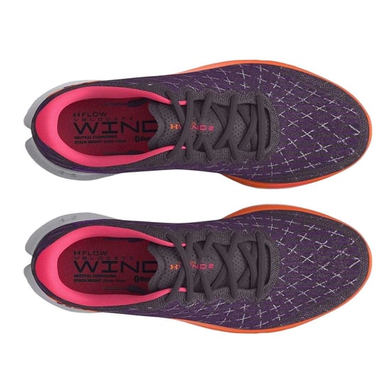Under Armour Volwassen uniseks Flow Velociti Wind 2 Trainers (Paars) - Image 4