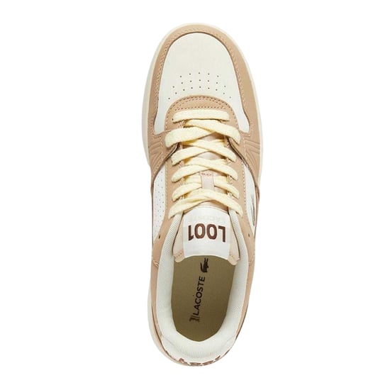 Lacoste Womens/Ladies L001 Leather Trainers (Brown) - Image 3