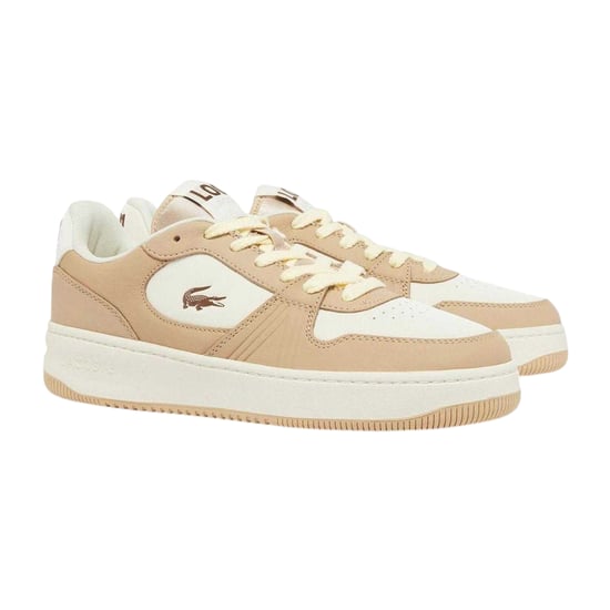 Lacoste Womens/Ladies L001 Leather Trainers (Brown) - Image 5
