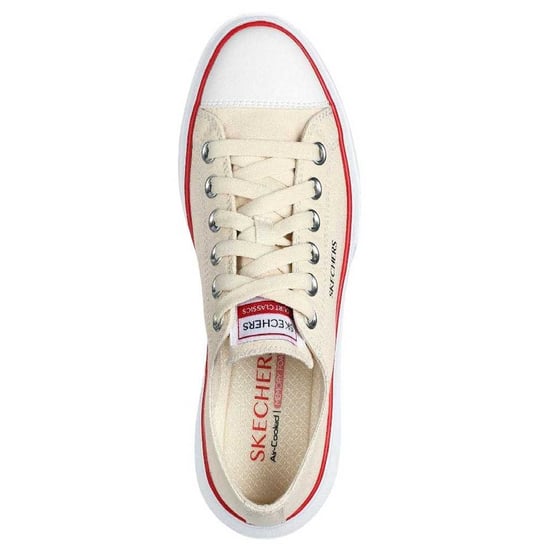 Skechers Womens/Ladies Cordova Canvas Platform Trainers (Off White) - Image 3