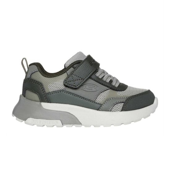Skechers SKX 225 leren sportschoenen voor kinderen (Olijf) - Image 1