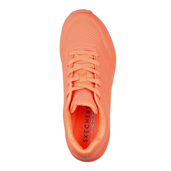 Skechers Vrouwen/dames Uno Stand On Air Trainers (Oranje) - Image 3
