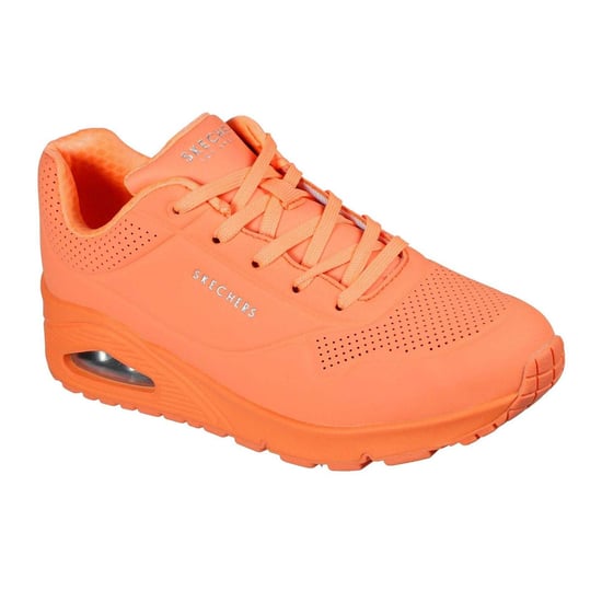Skechers Vrouwen/dames Uno Stand On Air Trainers (Oranje) - Image 5