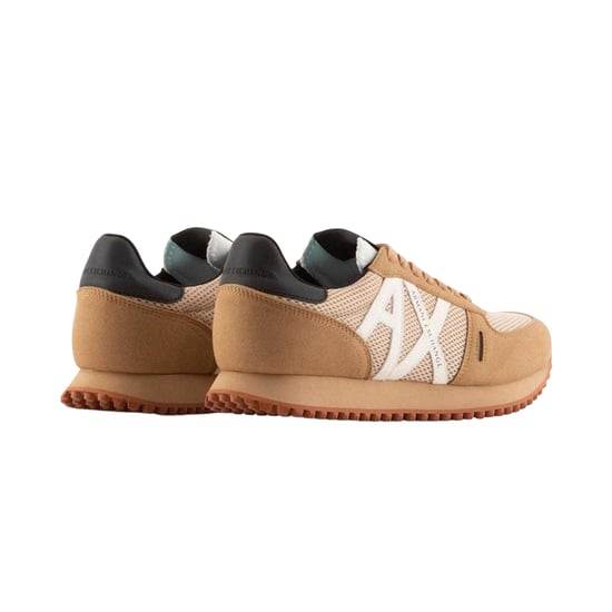 Armani Exchange AX Suede Trainers för herrar (Tan) - Image 2