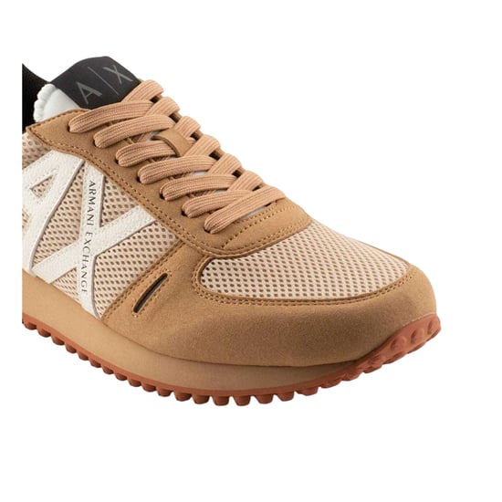 Armani Exchange AX Suede Trainers för herrar (Tan) - Image 5