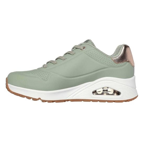 Skechers Womens/Ladies Uno Stand On Air Wedge Trainers (Sage) - Image 2