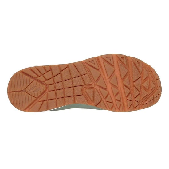 Skechers Womens/Ladies Uno Stand On Air Wedge Trainers (Sage) - Image 4
