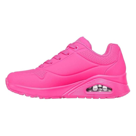 Skechers Womens/Ladies Uno Stand On Air Wedge Trainers (Hot Pink) - Image 2