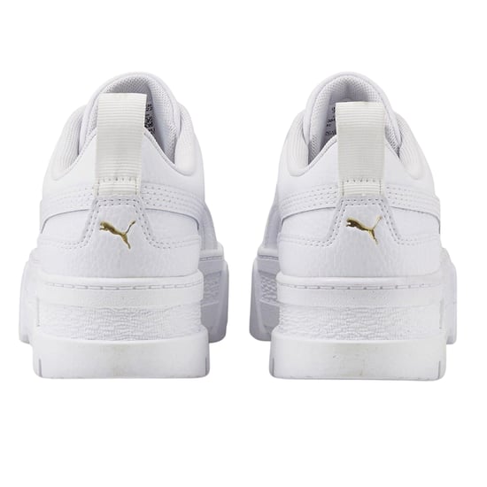 Puma Womens/Ladies Mayze Leather Platform Trainers (White) - Image 2