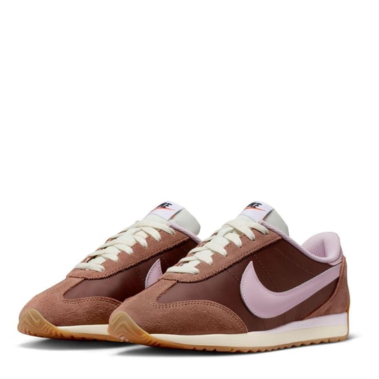 Nike Dam/Ladies Waffle Debut Suede Wedge Trainers (Brun/rosa) - Image 3