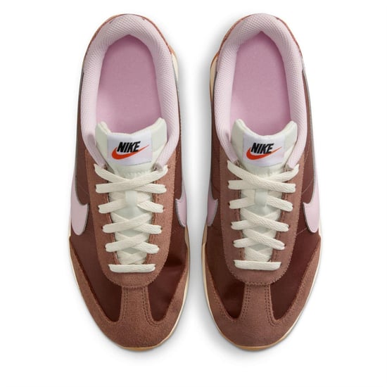 Nike Dam/Ladies Waffle Debut Suede Wedge Trainers (Brun/rosa) - Image 5