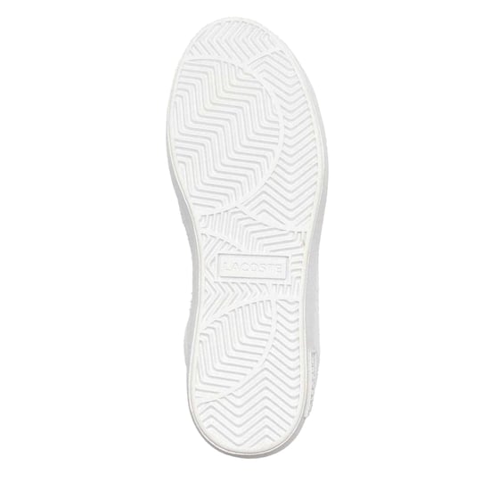 Lacoste Womens/Ladies Powercourt 2.0 Leather Trainers (White/Gold) - Image 4