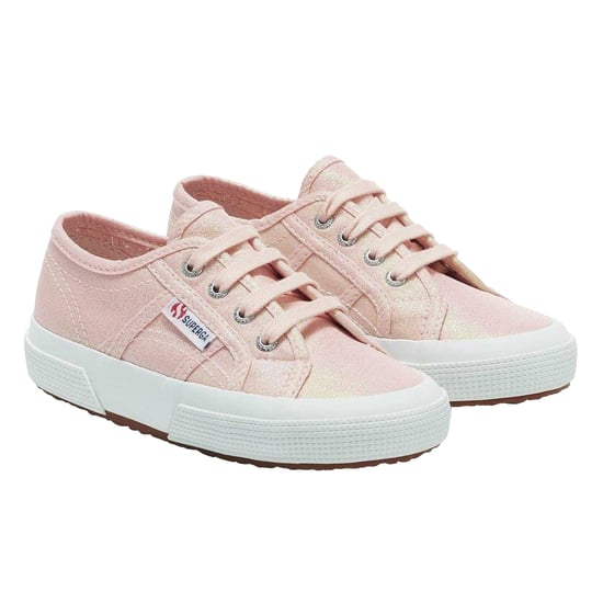 Superga Kinderen 2750 Lamej metallic platte schoenen (Roze Ish iriserend) - Image 5