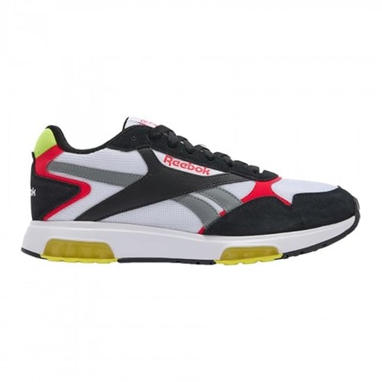 Reebok Childrens/Kids Glide DMX Suede Trainers (White/Black) - Image 1