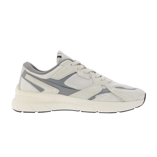 Boss Mens Owen Runn Low Cut Running Trainers (Beige) - Image 1
