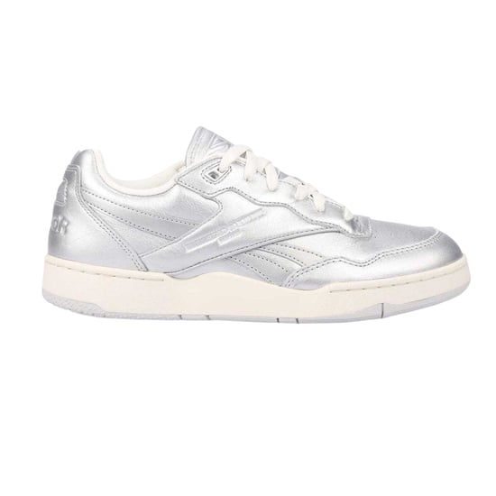 Reebok Heren BB 4000 II sneakers van metallic leer (Zilver) - Image 1