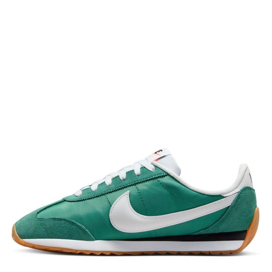 Nike Dam/Ladies Waffle Debut Suede Wedge Trainers (Evergreen) - Image 2