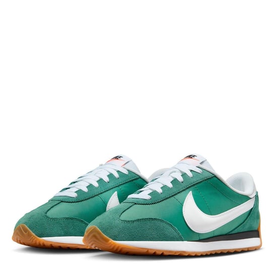 Nike Dam/Ladies Waffle Debut Suede Wedge Trainers (Evergreen) - Image 3