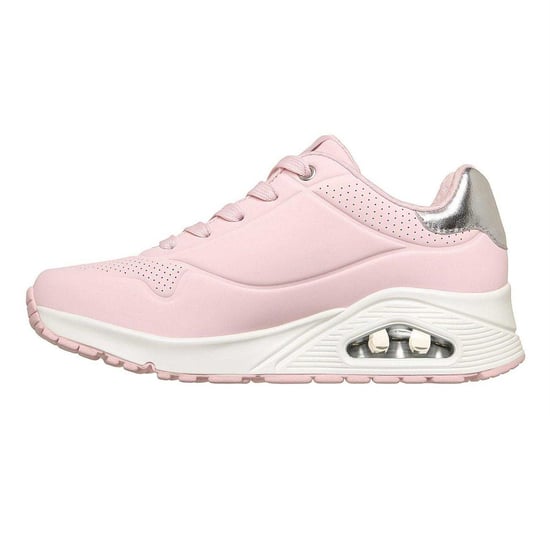 Skechers Womens/Ladies Uno Stand On Air Wedge Trainers (Pink) - Image 2