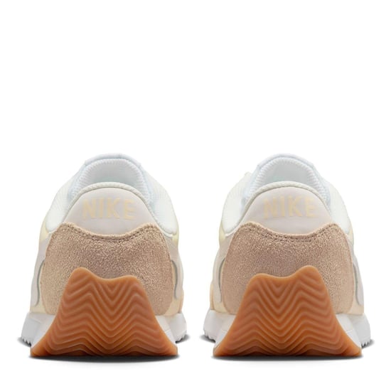 Nike Dam/Ladies Waffle Debut Suede Wedge Trainers (Off White/Gum) - Image 4