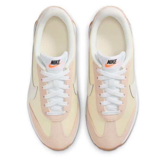 Nike Dam/Ladies Waffle Debut Suede Wedge Trainers (Off White/Gum) - Image 5