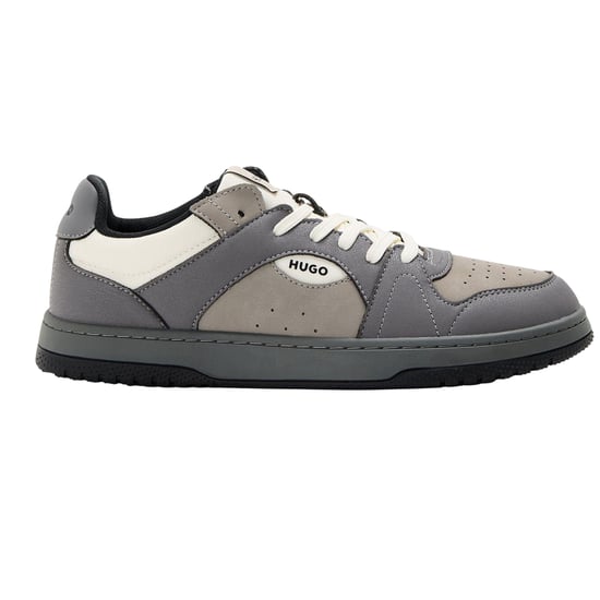 Hugo Hadrian Tenn Pugr herensneakers (Medium Grijs) - Image 1