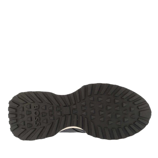 Boss Heren Jonah Run Leren Trainers (Donkerblauw) - Image 4